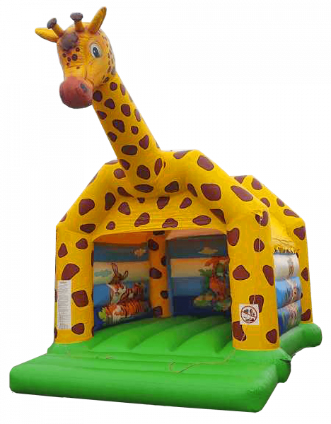 Hüpfburg Giraffe